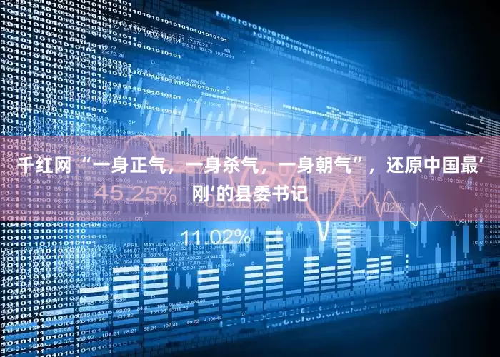 千红网 “一身正气，一身杀气，一身朝气”，还原中国最‘刚’的县委书记