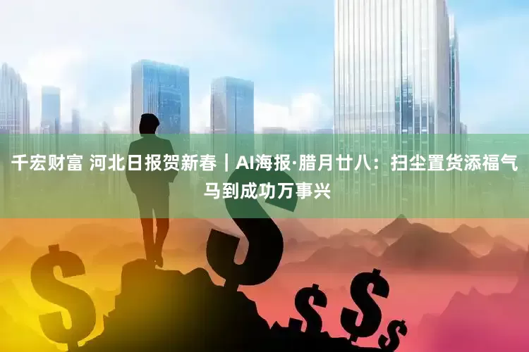 千宏财富 河北日报贺新春｜AI海报·腊月廿八：扫尘置货添福气 马到成功万事兴