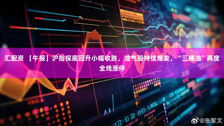汇配资 【午报】沪指探底回升小幅收跌，油气股持续爆发，“三桶油”再度全线涨停